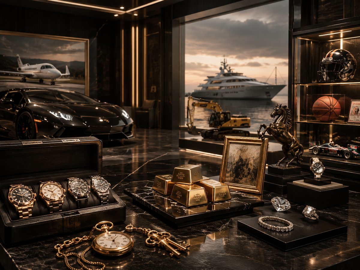 TLN accepted asset classes: luxury vehicles, fine timepieces, gems and jewelry, luxury handbags, fine art, yachts and marine, aircraft, motorsports, memorabilia and sports, precious metals, construction equipment, and collectibles and heirlooms.